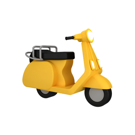 Motocicleta  3D Icon