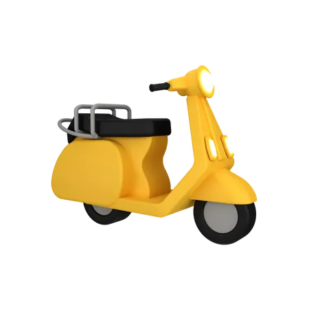 Motocicleta  3D Icon