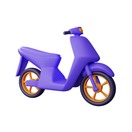 Motocicleta  3D Icon