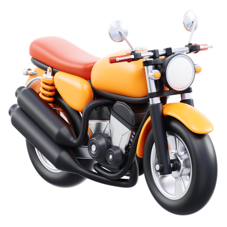 Motocicleta  3D Icon
