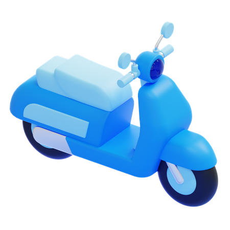 Motocicleta  3D Icon