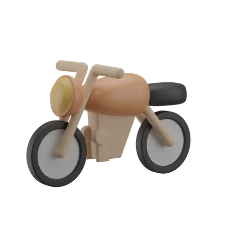 Motocicleta  3D Illustration
