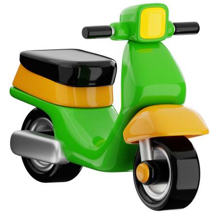 Motocicleta eléctrica  3D Icon