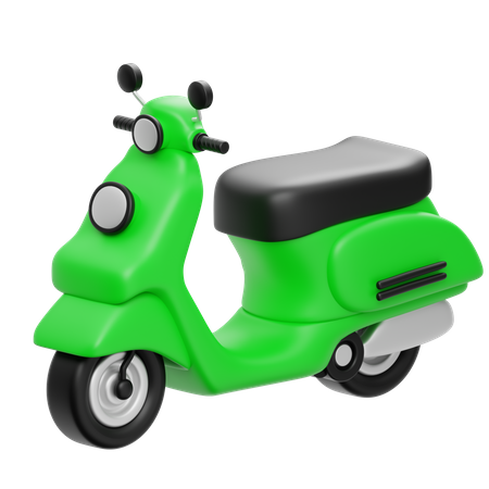 Motocicleta eléctrica  3D Icon