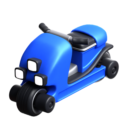 Motocicleta elétrica  3D Icon