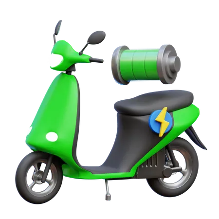 Motocicleta elétrica  3D Icon