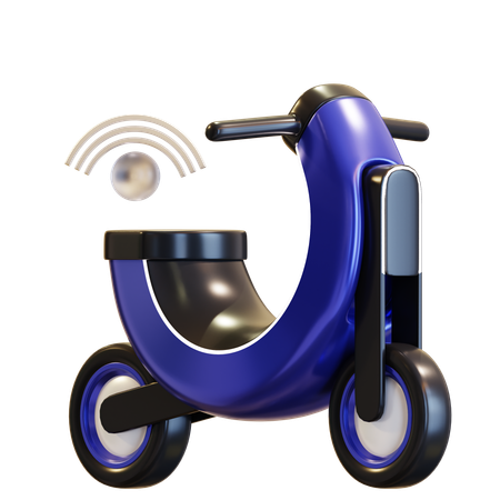 Motocicleta inteligente  3D Icon
