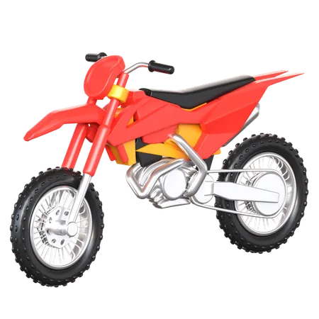 Motocross  3D Icon