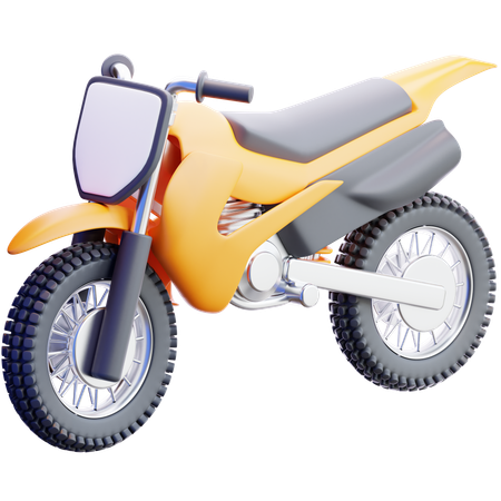 Motocross  3D Icon