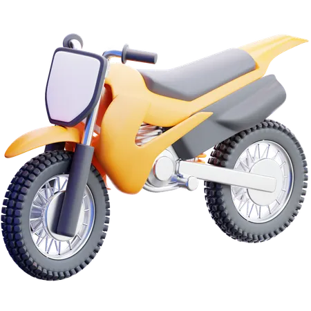 Motocross  3D Icon