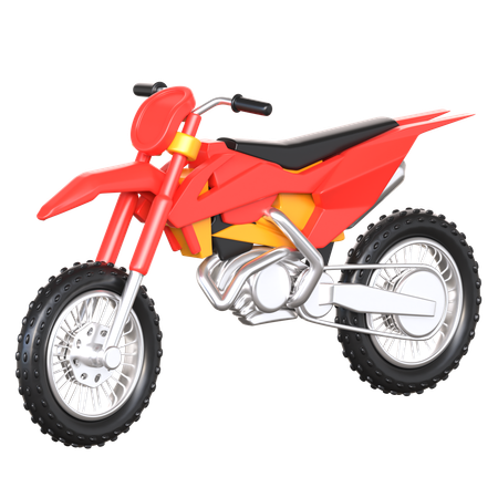 Motocross  3D Icon