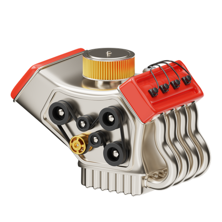 Motor  3D Icon