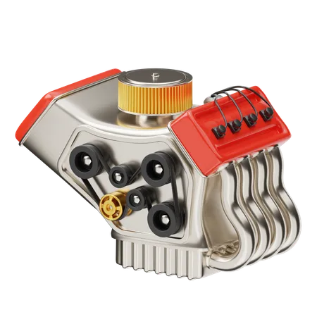 Motor  3D Icon