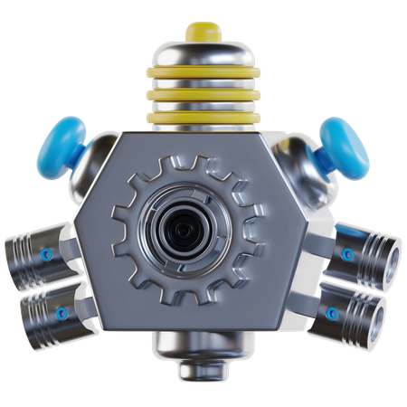 Motor  3D Icon