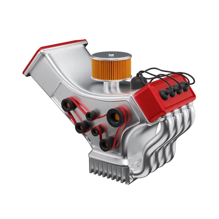 Motor  3D Icon