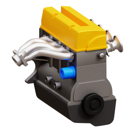 Motor del coche  3D Icon