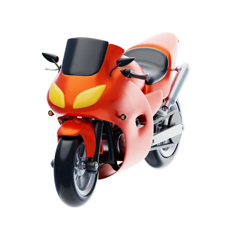 Motor Racing Bike  3D Icon