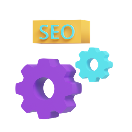 Mecanismo de SEO  3D Icon