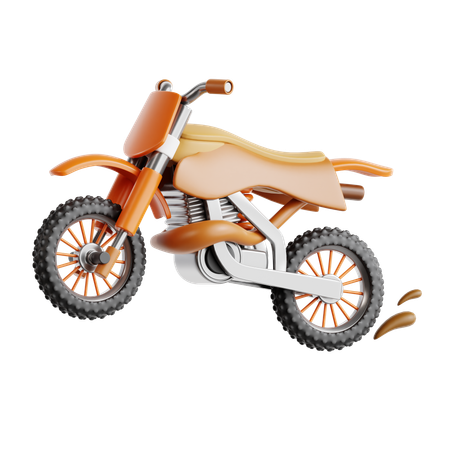 Motor Trail  3D Icon