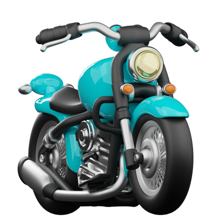 Motorbike  3D Icon