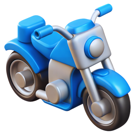 オートバイ  3D Icon