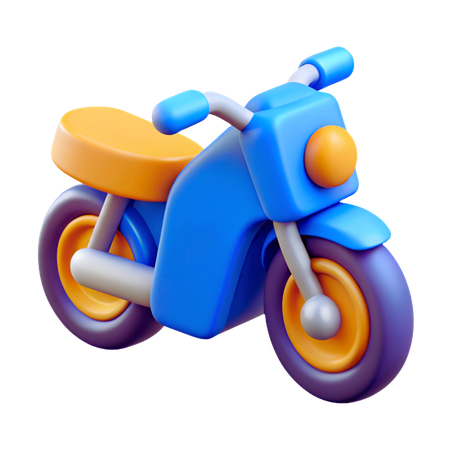 Motorcycle  3D Icon