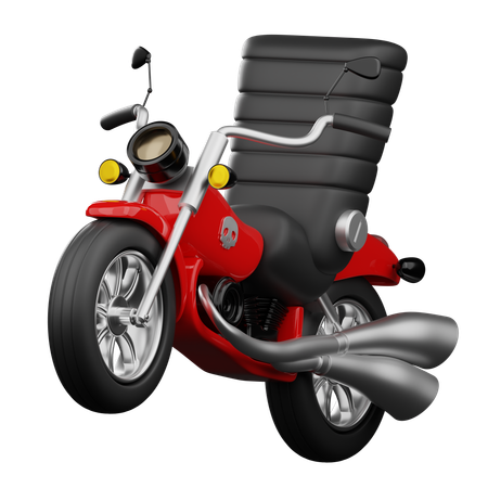 Motorcycle  3D Icon