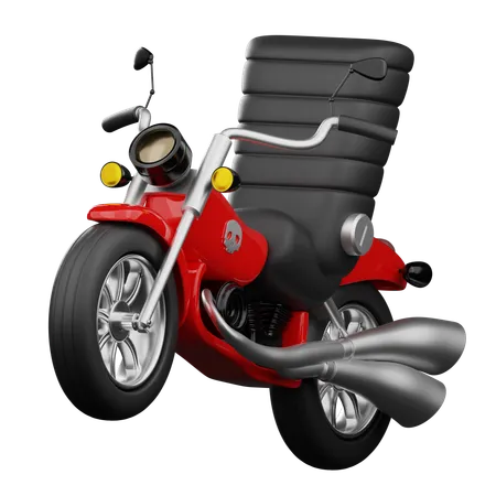 Motorcycle  3D Icon