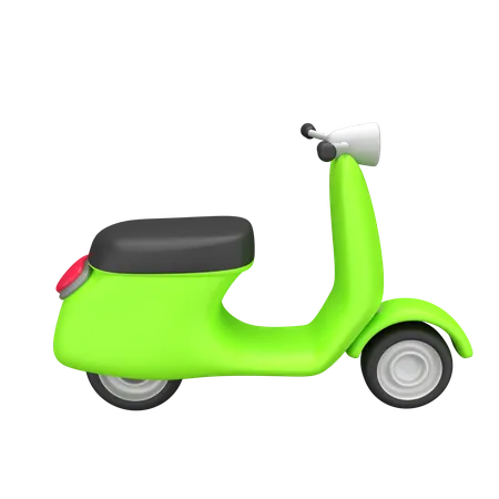 Motorcycle  3D Illustration
