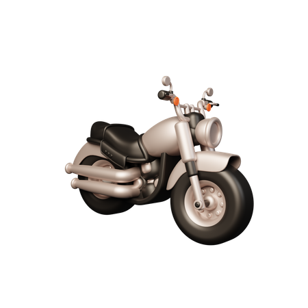Motorcycle 3D Illustration