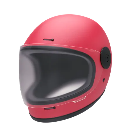 Motorcycle Helmet  3D Illustration
