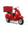 Motorcycle With Parcel Box