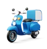 Motorcycle With Parcel Box