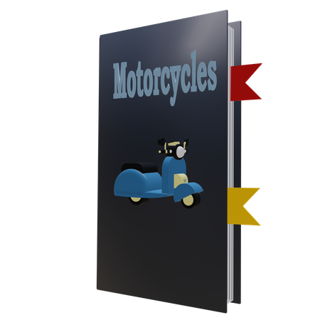 Motorcycles Book  3D Icon