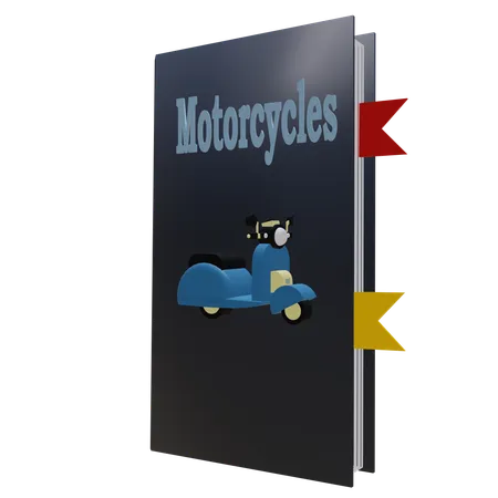 Motorcycles Book  3D Icon