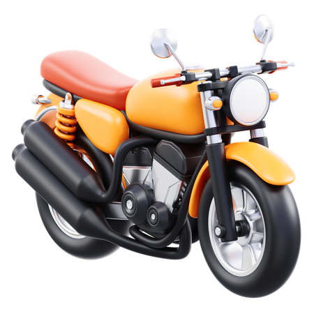 Motorrad  3D Icon