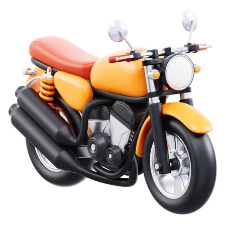 Motorrad  3D Icon