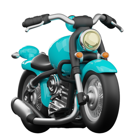 Motorrad  3D Icon