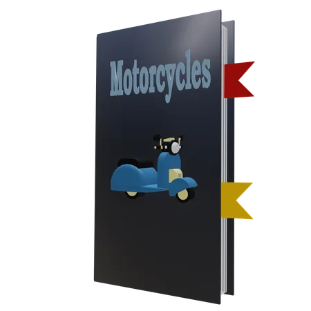 Livre de motos  3D Icon