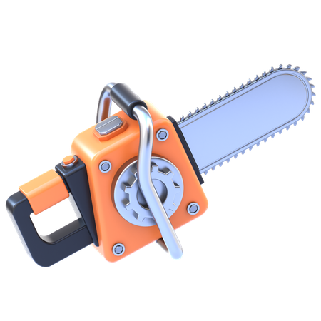 Motosierra  3D Icon
