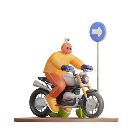 Motovlogger  3D Icon