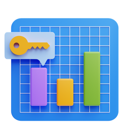 Analyse de mots-clés  3D Icon