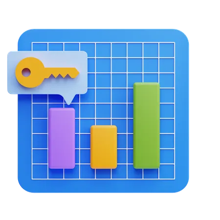 Analyse de mots-clés  3D Icon