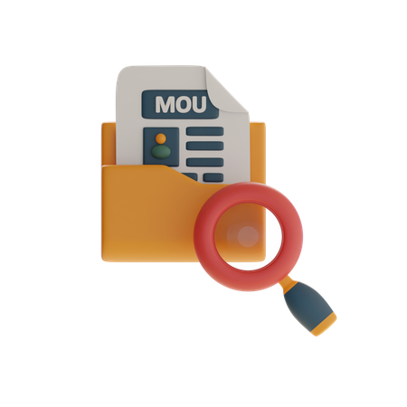 Mou Document  3D Icon