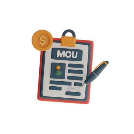 Mou Document  3D Icon