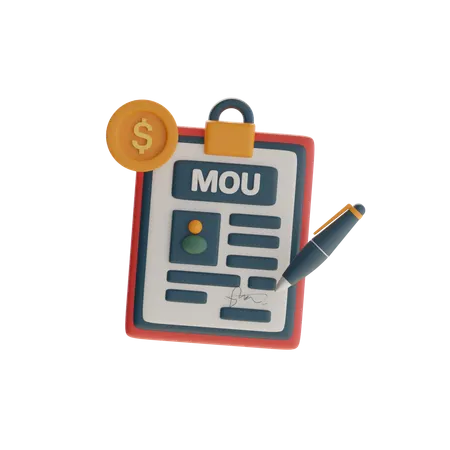 Mou Document  3D Icon