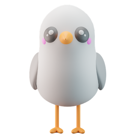 Mouette  3D Icon