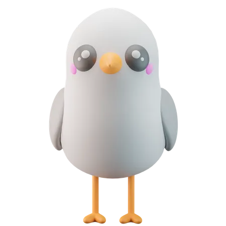 Mouette  3D Icon