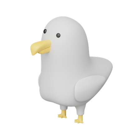 Mouette  3D Icon