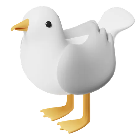 Mouette  3D Icon